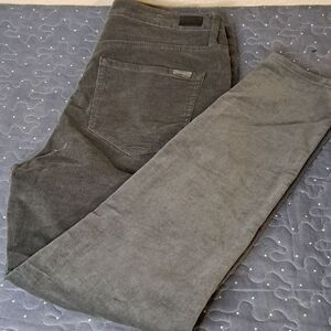 Seven7 Gray Ultra High Rise Skinny corduroy pants size 12